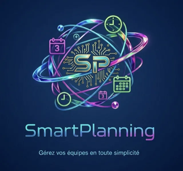 Logo SmartPlanning, SaaS de gestion de plannings fondé par Christophe Mostefaoui